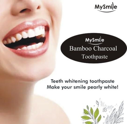 Bamboo Charcoal Toothpaste, Mint Flavor, Natural Deep Clean 100gm Each (Pack of 2)