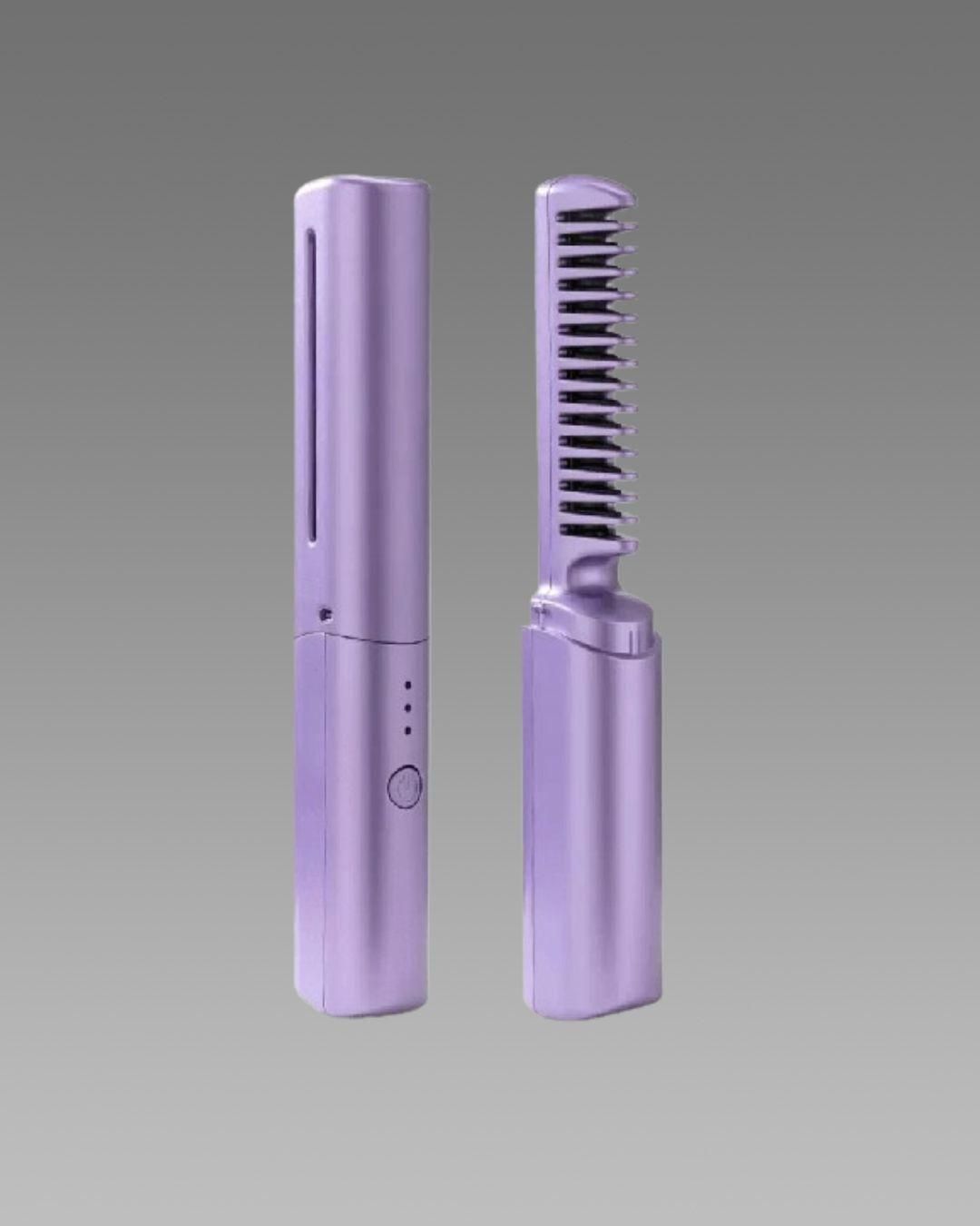 Meneflix Cordless Rechargeable  Hair Straightener Hot Comb