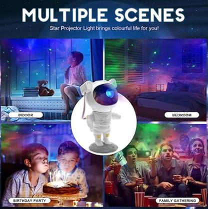 Astronaut Galaxy Night Lamp with Remote Control