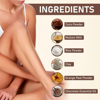 Chocolate Wax Powder -10minute painless Hair Removal