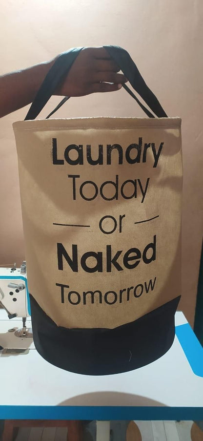 Round Non Woven Laundry Bag/Hamper