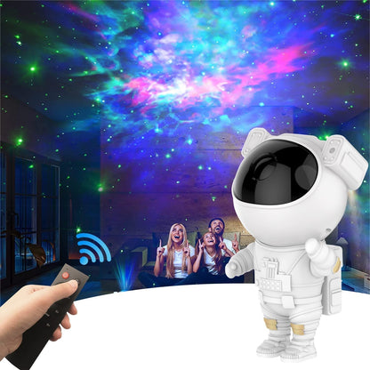 Astronaut Galaxy Night Lamp with Remote Control