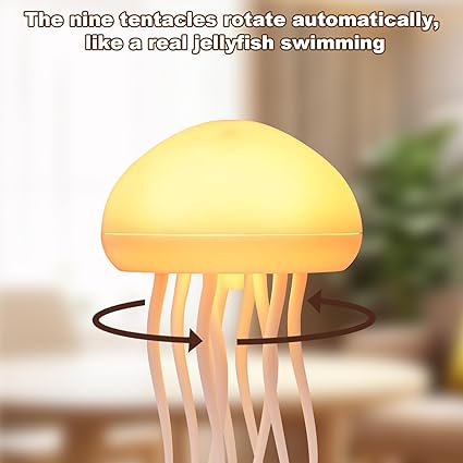 RGB Gradient Jellyfish Bedside Lamp