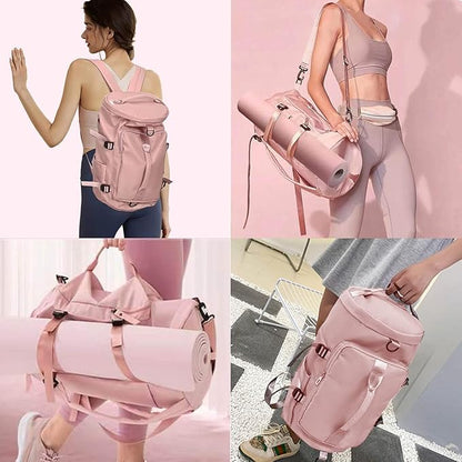 stylish 2 in 1 duffle bag-36L capacity-with shoe compartment