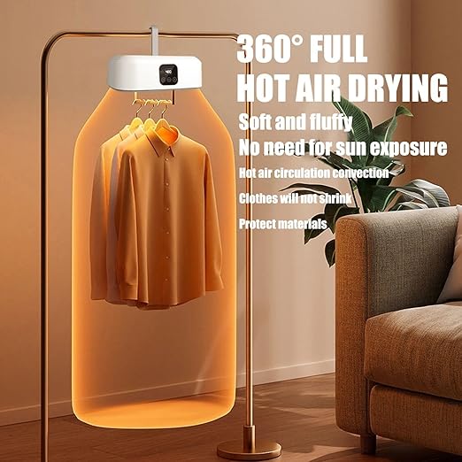 Portable  laundry dryer- Remote controlled- For Travel, home, apartment