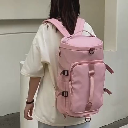 stylish 2 in 1 duffle bag-36L capacity-with shoe compartment