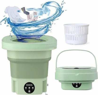 Foldable washing machine-8L-For travel, hostel students-10minute washing