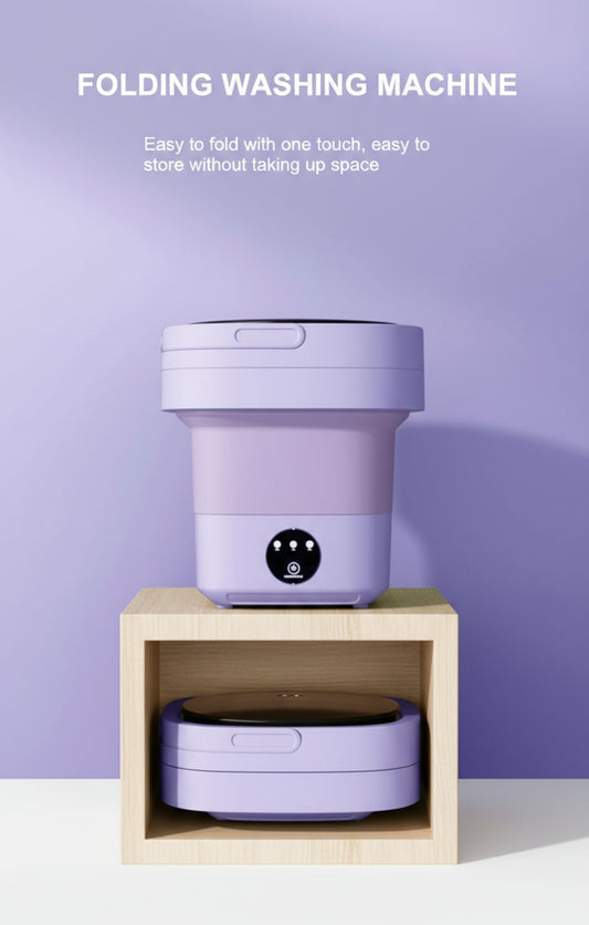Foldable washing machine-8L-For travel, hostel students-10minute washing